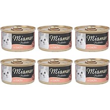 Odea Miamor Pastete Somonlu 85 gr Yetişkin Kedi Konserve Sı 6 Lı Paket