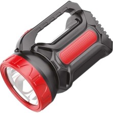 Odea Şarjlı LED El Feneri Güçlü LED Işık Kamp Lambası  Soma Power LED Geci El Feneri          [ A]