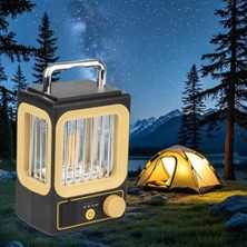 Odea Kamp Lambası Feneri Vintage Dimmer LED Kamp Feneri Suya Dayanıklı 18.650 1.500 Mah Açık Yürüyüş Için Kamp Işık Lambası Elektrik Kesintisi Acil Ev Arka Bahçe Verandası Balkon Teras          [enerji Sın