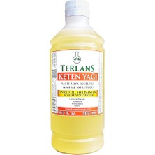 Odea Terlans Keten Yağı Resim Yağı Ahşap Koruyucu 500 ml Linseed Oil