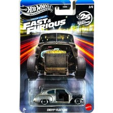 Odea Hot Wheels Silver Series Fast & Furious Dream Lineup - Chevy Fleetline [gümüş] 2/5-1:64 Ölçekli Dökümlü Oyuncak Araç