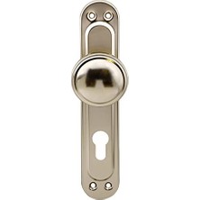 Odea BADEM10 Kumru Aynalı Niken Kapı Tokmağı Topuzu Kolu Metal Tokmak Yale