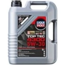 Liqui Moly Lıquı Moly 5W30 Motor Yağı Tam Sentetik Top Tec 4300 5 Litre 2324 (Üretim Tarihi:12/2025)
