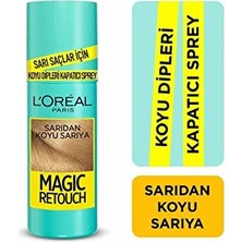 Odea L'oréal Paris Magic Retouch Beyaz Dipleri Kapatıcı Sprey - Sarıdan Koyu Sarıya, 75 ml