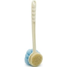 Odea Uzun Saplı Sırt Fırçası – Çift Taraflı Banyo ve Duş Fırçası, Vücut Temizlik ve Masaj Fırçası, Ergonomik Saplı, Kişisel Bakım Için