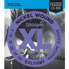 Odea EXL115BT Dengeli Gerginlik Orta Elektrikli Gitar Telleri 11-50