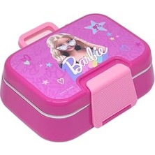 Odea Bento 1030ML Lunchbox Barbie Temalı Lisanslı Tek Katlı 2 Bölmeli Paslanmaz Çelik Sefer Tası Yemek Kutu