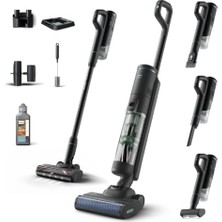 Odea Philips 7000 Serisi Aquatrio Kablosuz Dikey Süpürge, Islak ve Kuru Temizlik, Otomatik Temizleme ve Şarj Istasyonu, Kuru Süpürme Başlığı, XW7263/11
