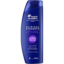 Odea Head & Shoulders Clinical Strength Advanced Oil Control Yağ Dengeleyici Şampuan 400 ml | Selenyum Sülfür ve Ferahlatıcı Narenciye ile Inatçı Kepek ve Sebum Fazlası ile Savaşır