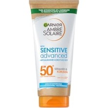 Odea Garnier Ambre Solaire Sensitive Advanced Hipoalerjenik Güneş Koruyucu Süt SPF50+ 175ML