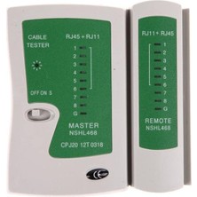 Odea Tkz 2345 Network Tester RJ11 RJ45 Cat Otomatik Veya Manuel Olarak Pin Sinyalleri Taranabilir Her Bir Tel Için LED Internet Kontrol Test Cihazı
