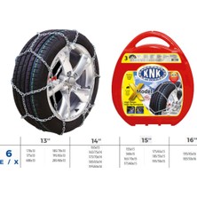 Knk Kmrsfres Patinaj Zinciri Takmatik Çapraz 13-14-15-16 Jant Zincir Ebatlari Için Resime Bakiniz