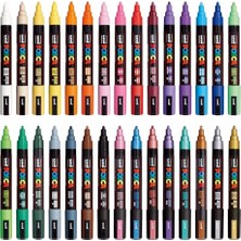 Odea Uni Posca Markör Kalem 5m Set 1.8-2.5 mm Keçe Uçlu (30'lu Set)