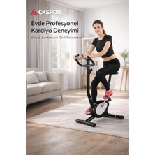 Odea Dikey Kondisyon Bisikleti LCD Ekranlı Ayarlanabilir Dirençli Ev Tipi Kardiyo Bisikleti