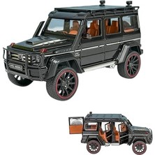 Odea Mercedes G Seri Arazi Aracı Die Cast Model Kutulu Buhar Atan Çek Bırak Full Fonksiyon Kapıları Açılan 1:22 Ölçek Model Araba Kutulu Koleksiyonluk Ürün (Beyaz)