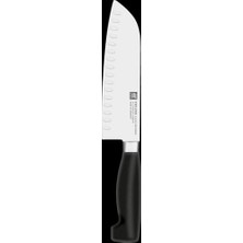 Odea Zwilling Four Starsantoku Bıçağı, 18 Cm, Oluklu Kenar