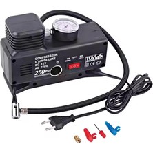 Odea 220 Volt-12 Volt 250 Psi Psi Kompresör Lastik Hava Şişirme Oto Pompası Fişli Çakmaklıklı