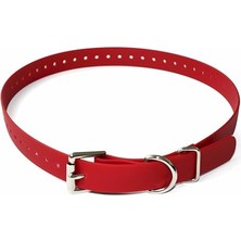 Odea Biothane Köpek Tasması, Su Geçirmez, Kokusuz, Metal Toka ve D Yüzük, Özel Uyum Için Ayarlanabilir, Havalı ve Rahat, Küçük, Orta Veya Büyük Köpekler Için, 9,5 Cm, Kırmızı