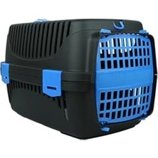 Odea Kedi Köpek Evcil Hayvan Taşıma Çantası Box Orta Boy Çok Fonksiyonlu (Siyah-Kırmızı)