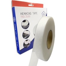 Odea Hayal Tela 2 cm x 100 M - Çift Taraflı Yapışkan Tela - Şerit Tela - Örümcek Tela - Hayalet Tela - Dikiş Nakış Telası (Beyaz)