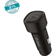 2CKP01S Ttec Smartcharger Pd 30W Araç Hızlı Şarj Aleti Siyah