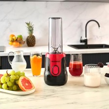 Odea Homend Homend Mixfresh 7026H Kişisel Smoothie Blender Siyah Kırmızı