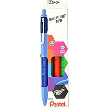 Odea 1.0 mm Yağ Bazlı Mekanizmalı Roller Kalem - Izee - 4'lü Blister (A-B-C-D)