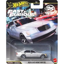 Odea Hot Wheels Premium Series 25.yıl Özel Fast & Furious Mercedes-Benz 500 Sel HNW46 - JHW67-LA10