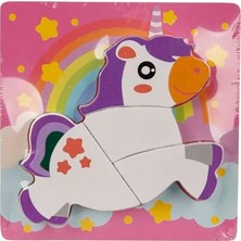 Odea Tahta Puzzle Unicorn