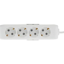 Odea Viko Multi-Let 4lü Topraklı Kablolu Ç.k 2mt Priz