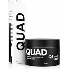 Odea Q1S Mat Saç Şekillendirici Saç Pastası, Bukle Belirginleştirici, Hacim Verici, Wax, Unisex, 50 ml