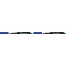 Odea Faber-Castell Asetat Kalemi M Uç, Mavi, Kalıcı Yazım, Asetat Silgili, Cd, Cam ve Düz Yüzeyler Için 2li Paket