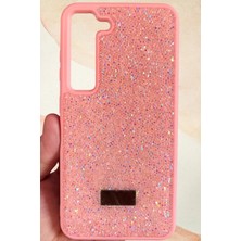 3D Sepetim Samsung Galaxy S23 Yıldız Tozu Premium Pembe Silikon Kılıf