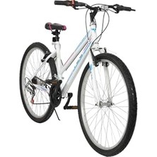 Odea Bisiklet Vision Tec Eros 24" Jant 21 Vites Kadın Dağ Bisikleti Beyaz - Pembe & Vitesli Bisiklet