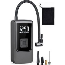 Odea 150PSI Şarjlı Araç Oto Kompresörü Powerbank LED Işıklı Lastik Top Yatak Şişirme Pompası 6000MAH 9624