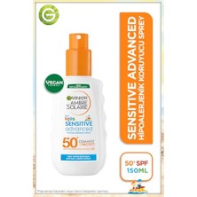 Odea Garnier Ambre Solaire Sensitive Advanced Güneş Koruyucu Çocuk Sprey GKF50+ 200ML