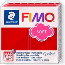 Odea Fimo 8020-2P Fimo Soft Modelleme Kili 57 Gr. Noel Kırmızı