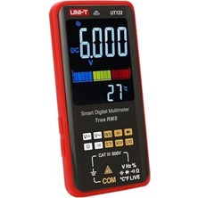 Odea UT122/UT121A/B Smart Digital Multimeter True Rms Voltage Frequency Dual Display Ncv Lıve Auto Range 6199 Count Meter (UT122)