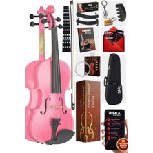 Odea Midex HGA34PİNK-TYS Pembe 3/4 Çocuk Kemanı Full Set (10-13 Yaş Için)