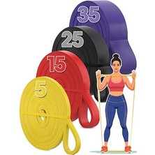 Odea 5/15/25/35/45  Barfiks Lastiği Gym Rence Band Antrenman Kas Geliştirme Bandı