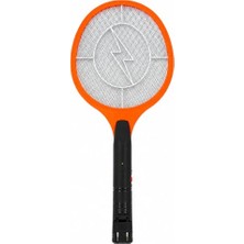 Odea Promosyonca Elektrikli Sinek Raketi 50.5 Cm, Turuncu | Şarj Edilebilir, 21 cm Kafa Genişliği
