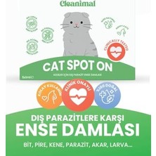Odea Kedi Dış Parazit Ense Deri Damlası | Bit, Pire ve Kene Karşıtı Doğal Koruma Damlası 5x1 ml
