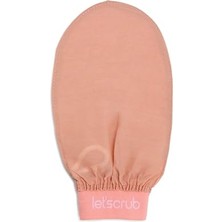 Odea Bej Lastikli Banyo Duş Kesesi Peeling ELDIVENI%100 Floş Ipek Hassas Ciltler Için