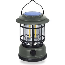 Odea Nostaljik Fanus Kamp Lambası Şarjlı 10W LED USB Powerbank Özellikli Retro Fener MKMP-006          [ A+++]