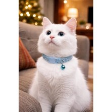 Odea Kedi Boyun Tasması Zilli ve Ayarlanabilir Mavi