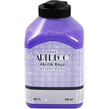 Odea Akrilik Boya, 500ML, Mor 3608