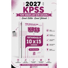Bigelio Yayıncılık Bigelio 2027 KPSS Tüm Sınavlar İçin Vatandaşlık 10 x 15 Deneme Sı