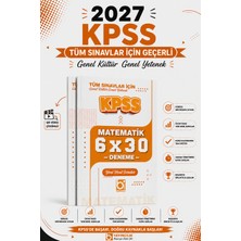 Bigelio Yayıncılık Bigelio 2027 KPSS Tüm Sınavlar İçin Matematik 6 x 30 Deneme Sınav