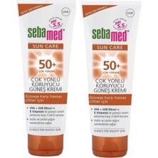 Odea Sebamed Sun Care Çok Yönlü Koruyucu Güneş Kremi SPF50 75 ml 2 Adet