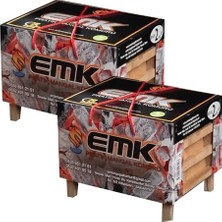 Odea Emk Pratik Mangal Kömürü, 2 kg x 2 Adet, Barbekü ve Mangal Için